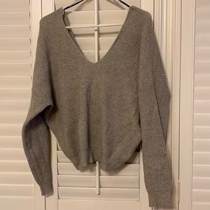 COPY - F21 sweater twist back